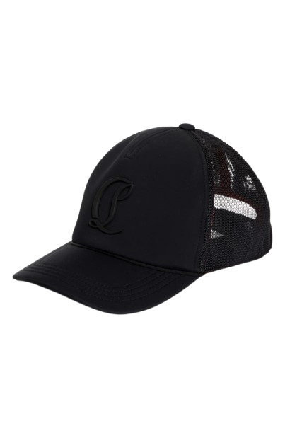 Christian Louboutin Men's Monogram Neoprene Trucker Hat