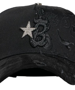 Barbas Hats B-Star Graffiti black snapback cap