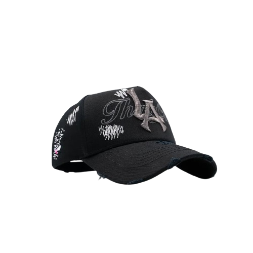 Dandy LA Black Rainbow crystals Hat - Image 3