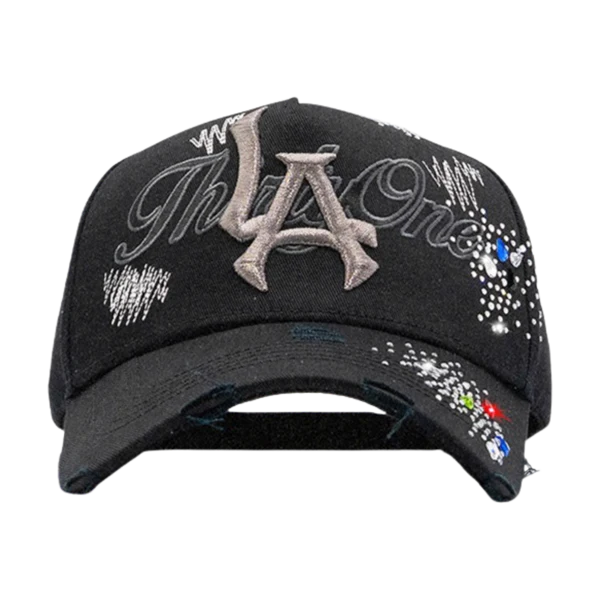 Dandy LA Black Rainbow crystals Hat
