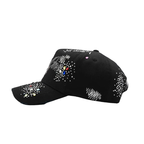 Dandy LA Black Rainbow crystals Hat - Image 4