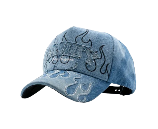 Dandy Denim Blue Los Angeles Hat - Image 2