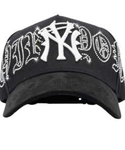 Thirty One Ny Crystals Black White Hat