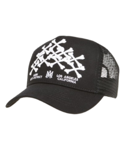 Stacked Bones Logo Adjustable Trucker Hat