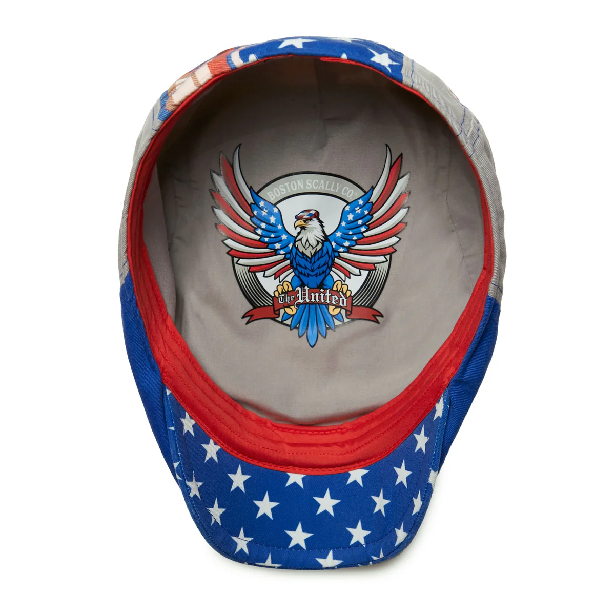Newsboy Patriotic Americana Patchwork Hat