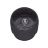 Black Eight Panel Newsboy Hat – Classic Vintage Flat Cap for Men