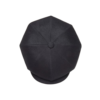 Black Eight Panel Newsboy Hat – Classic Vintage Flat Cap for Men
