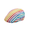 Multicolor Striped Newsboy Hat – Classic Canvas Flat Cap for Men