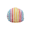 Multicolor Striped Newsboy Hat – Classic Canvas Flat Cap for Men