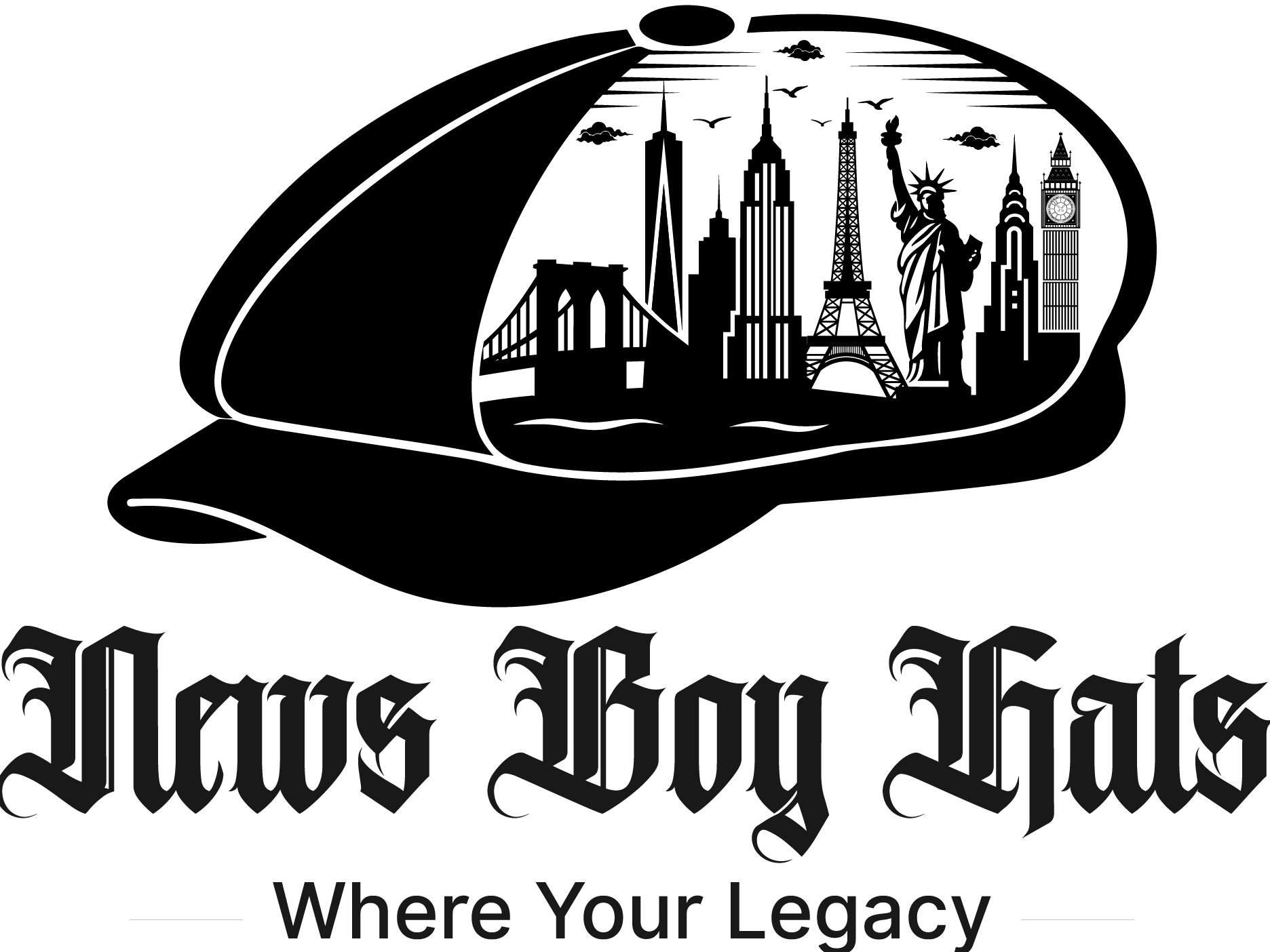 NewsBoy Hat Logo