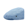 Sky Blue Linen Newsboy Hat – Lightweight Classic Flat Cap for Men
