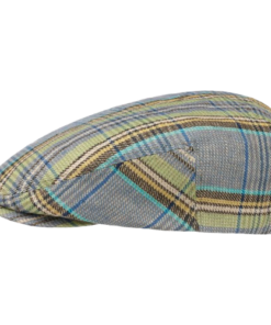 Vintage Plaid Newsboy Hat – Classic Check Flat Cap for Men