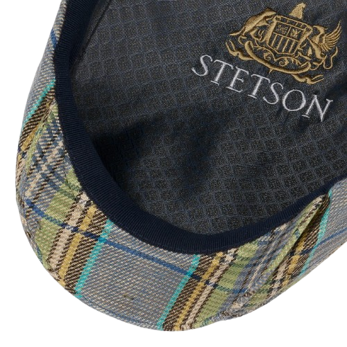 Vintage Plaid Newsboy Hat – Classic Check Flat Cap for Men