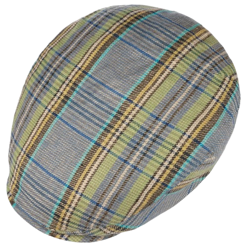 Vintage Plaid Newsboy Hat – Classic Check Flat Cap for Men