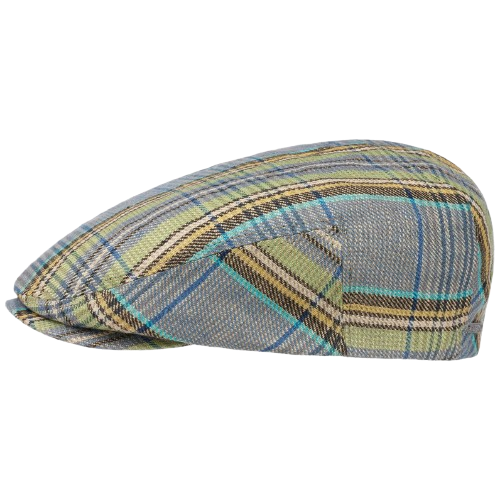 Vintage Plaid Newsboy Hat – Classic Check Flat Cap for Men