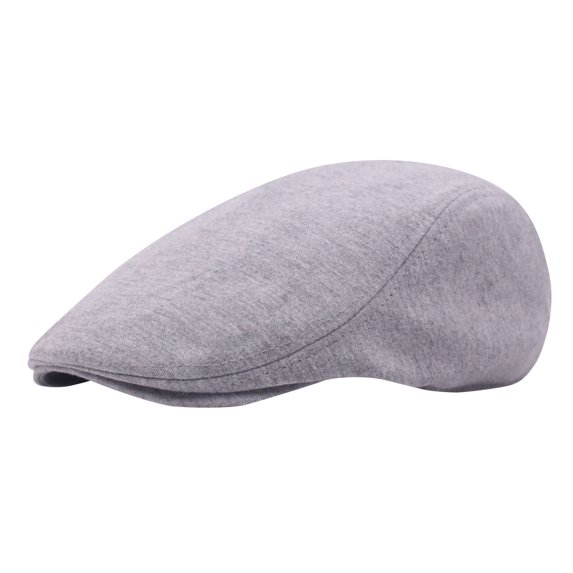 Mens Light Gray Cotton Blend Ivy Gatsby Hat Mens Light Gray Cotton Blend Ivy Gatsby Hat
