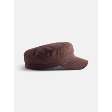 Women’s Chocolate Corduroy Baker Boy Newsboy Cap Vintage Cabbie Beret Hat