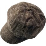 Womens Wool Tweed British Ivy Newsboy Beret Painter Cap